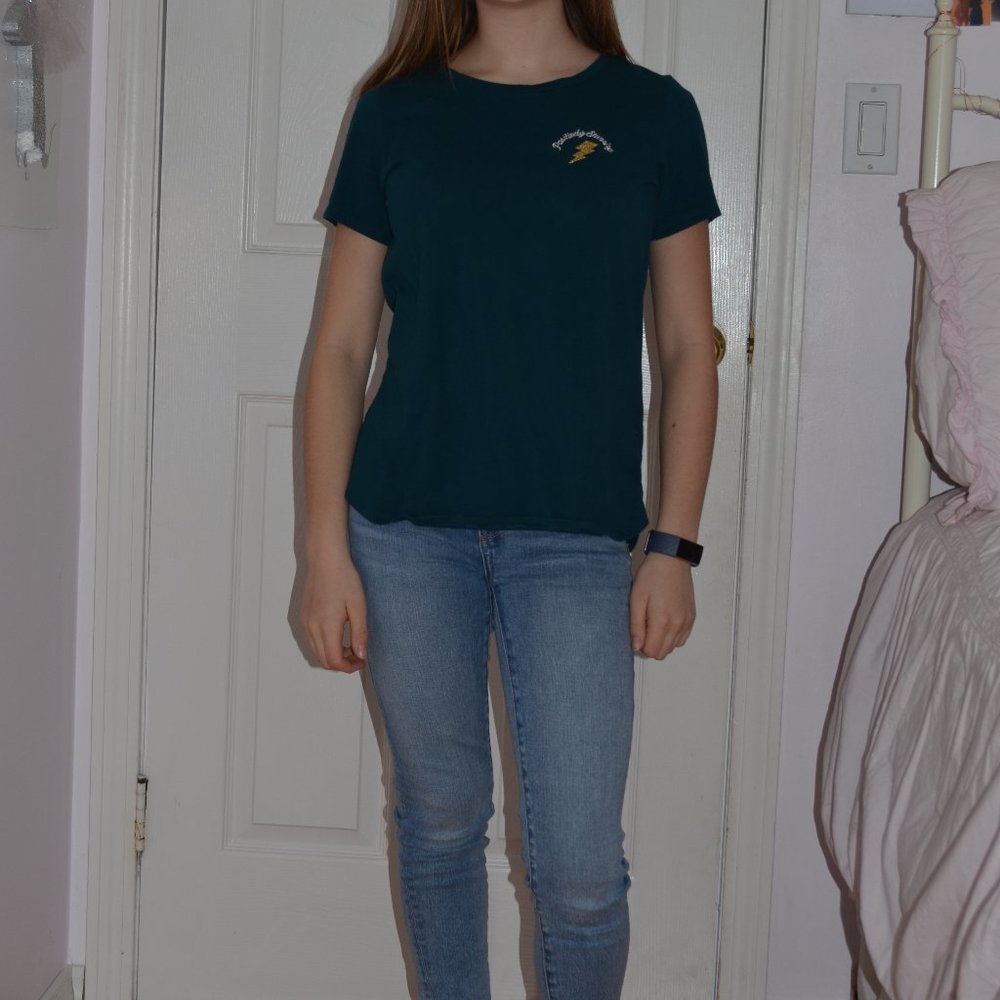 [Old Navy] Teal "Positively Stunning" Tee